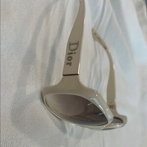 Dior Glossy Elegant Cream Sunglasses